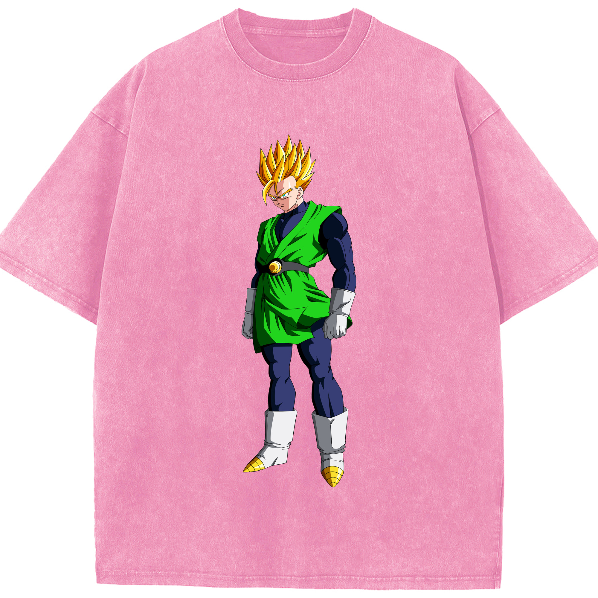 （画像用） ドラゴンボール 孫 悟飯（そんごはん）DRAGON BALL Son Gohan 綿100% ヴィンテージ風 半袖Tシャツ（フロントプリント）